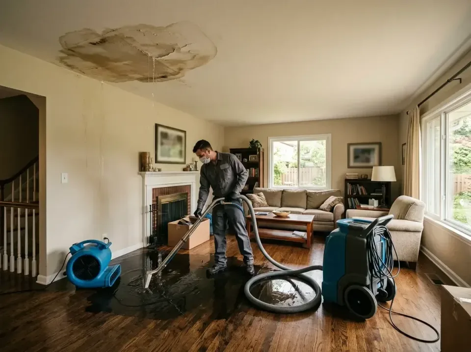 attic-pipe-burst-ceiling-drip-008 — frequently asked questions, Water Damage Restoration & Carpet Care in Harrisburg, SD